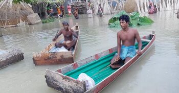 কুষ্টিয়ায় পদ্মা-গড়াই নদীর পানি বাড়ছে