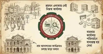শ্রমিকদের সুরক্ষা দেওয়া প্রতিষ্ঠানটিই ‘অরক্ষিত’