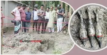 লক্ষ্মীপুরে মাটির নিচে মিললো ৩ মর্টার শেল