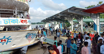 ঈদেও কাঙ্ক্ষিত যাত্রী মেলেনি ঢাকা-পটুয়াখালী নৌরুটে