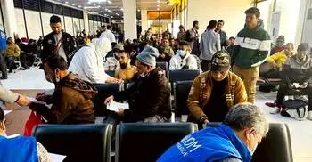 লিবিয়া থেকে দেশে ফিরলেন ৩১০ বাংলাদেশি