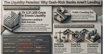 Banks drowning in cash while businesses wither, laments DCCI