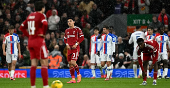 ক্রিস্টাল প্যালেসের কাছে হেরে বিদায় লিভারপুলের