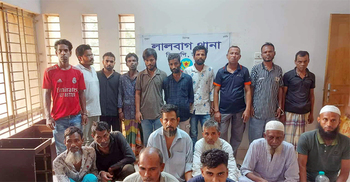 মোহাম্মদপুর ও লালবাগে পুলিশের বিশেষ অভিযানে গ্রেফতার ৩৮