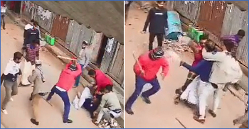 প্রকাশ্যে বালু ব্যবসায়ীর দুই পা ভেঙে দেওয়ার ভিডিও ভাইরাল