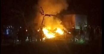 আগুনে পুড়ে মারা গেলো কৃষকের সাত গরু