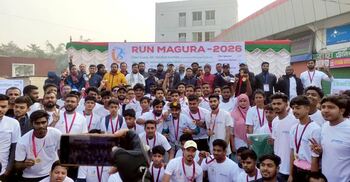 মাদককে না বলে মাগুরায় ৪ শতাধিক প্রতিযোগীর মিনি ম্যারাথন