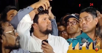 Police hunt youth who threw bottle at Mahfuj Alam