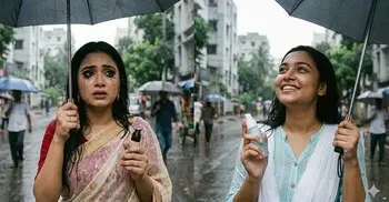 বৃষ্টিতে মেকআপ নাকি স্কিনকেয়ার, কোনটা জরুরি?