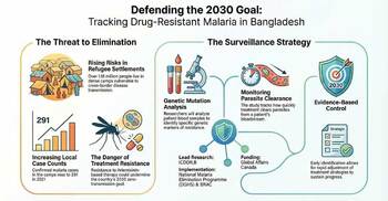 First study on drug-resistant malaria in Bangladesh