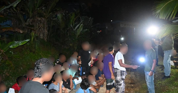 মালয়েশিয়ার কুয়ানতানে ৫৭ অবৈধ অভিবাসী আটক