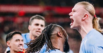 শেষ মুহূর্তে হালান্ডের গোলে অ্যানফিল্ডে জয়ের খরা কাটালো সিটি