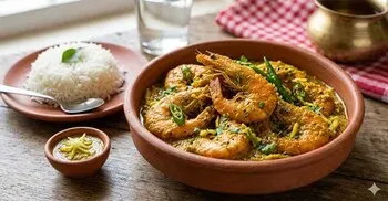সবাইকে চমকে দিতে রাঁধুন আম-কাসুন্দি চিংড়ি