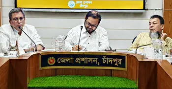 সরকারি সিদ্ধান্ত ছাড়া মেঘনা থেকে বালু উত্তোলন করা যাবে না: এমপি মানিক