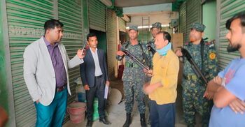 বসতবাড়িতে গ্যাস সিলিন্ডার মজুত করায় ব্যবসায়ীকে জরিমানা