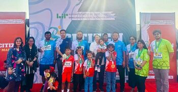 হাতিরঝিলে হাফ ম্যারাথন উৎসব অনুষ্ঠিত