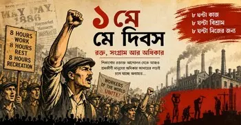 মে দিবসের সূচনা হয় শ্রমিকের সংগ্রাম আর রক্ত দিয়ে