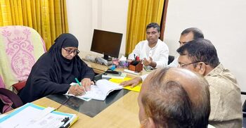 অফিস করছেন গাজীপুর সিটির মেয়র জায়েদা খাতুন