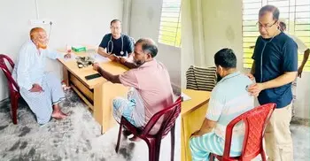 বিনা মূল্যে চিকিৎসাসেবা পেল শতাধিক মানুষ