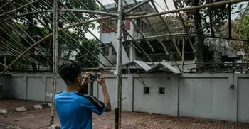 Megh guards home of family blamed for destroying his own