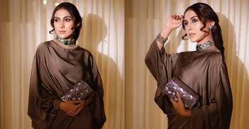 স্টেটমেন্ট আউটফিটে নজরকাড়া মেহজাবীন