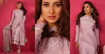 লাইলাক আভায় মেহজাবীনের স্নিগ্ধ নান্দনিকতা