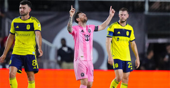 মেসির জোড়া গোলে পূর্বাঞ্চলের সেমিফাইনালে ইন্টার মিয়ামি