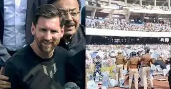 VIP shield, vanishing Messi: What triggered chaos at Kolkata’s Salt Lake Stadium