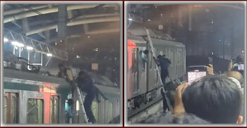Metrorail security shock: Two men climb onto train roof, entire service shut down