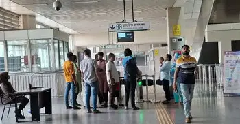 Metro rail services suspended for 15 minutes after balloon gets stuck on wire