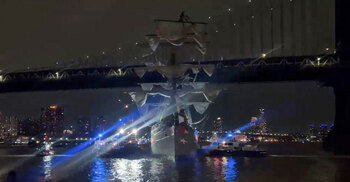 2 killed as Mexican navy ship hits Brooklyn Bridge