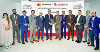 Midland Bank received license from Mastercard