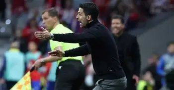 রেফারির পেনাল্টি বাতিলের সিদ্ধান্তে ক্ষুব্ধ মিকেল আর্তেতা