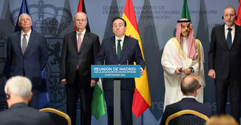 Muslim, European countries meet to discuss Palestinian statehood