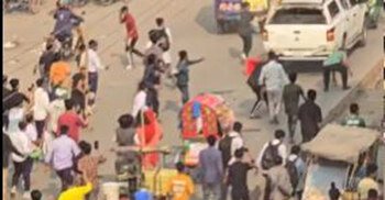 মিরপুরে উত্তর সিটির উচ্ছেদ অভিযানে হামলার অভিযোগ