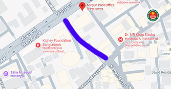 ৬০ ফিট সংযোগ সড়ক উদ্বোধন আজ