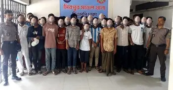 মিরপুরে পুলিশের বিশেষ অভিযানে গ্রেফতার ৪৪