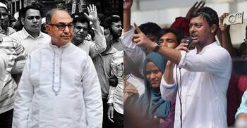 সাদামাটা পাঞ্জাবীতে আত্মবিশ্বাসী রাজনীতি