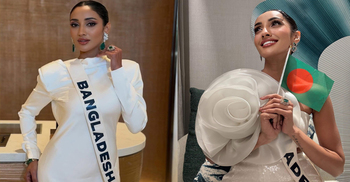 মিস ইউনিভার্সের মঞ্চ থেকে মিথিলা যে বার্তা দিলেন