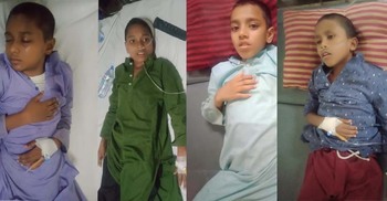 ফরিদপুরে বজ্রপাতে মাদরাসার ২১ ছাত্র আহত