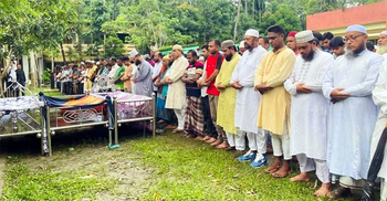 চোখের জলে একই পরিবারের ৭ জনকে শেষবিদায়