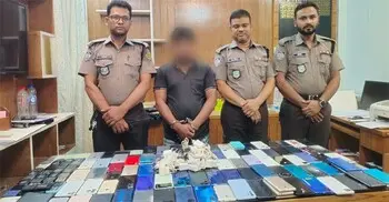 গুলিস্তানে ১১৭ চোরাই মোবাইলসহ চোরাকারবারি গ্রেফতার