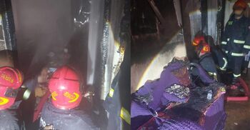 রাজধানীতে ছয়তলা ভবনের বাসাবাড়িতে আগুন