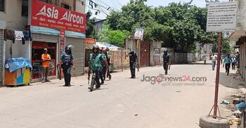 মতিঝিলে পুলিশ-আন্দোলনকারী সংঘর্ষ, বন্ধ দোকানপাট