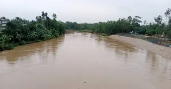 মৌলভীবাজারে কমতে শুরু করেছে নদ-নদীর পানি
