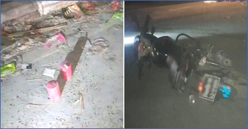 মুন্সিগঞ্জে ফের ককটেল বিস্ফোরণ, ২ মোটরসাইকেল আরোহীকে মারধর