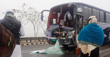ঢাকা-মাওয়া এক্সপ্রেসওয়েতে ৫ গাড়ির সংঘর্ষ, আহত ২০