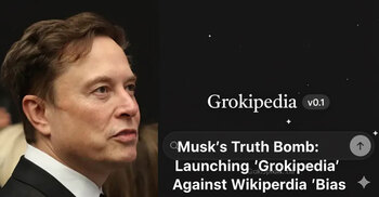 Musk launches Grokipedia challenging Wikipedia's neutrality