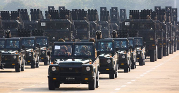 Myanmar military has imported weaponry worth $1bn since coup