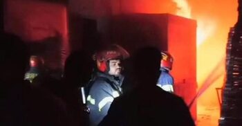 ময়মনসিংহ বিসিকে আগুন, পুড়লো কয়েল কারখানা